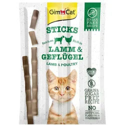 GIMCAT Sticks mit Lamm und Geflügel 4tlg.