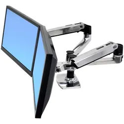 Ergotron LX Monitorhalterung für 2 Monitore nebeneinander (45-245-026)
