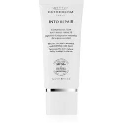 Institut Esthederm Into Repair Protective And Anti-Wrinkle Creme SPF 50+ schützende Gesichtscreme bei Sonnenunverträglichkeit SPF 50+ 50 ml