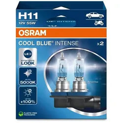 OSRAM Cool Blue Intense Glühbirne H11 12V/55W - x2, weiss