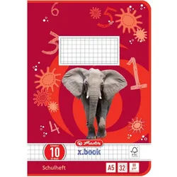 Herlitz Schulheft Schulheft A5 32 Blatt Lineatur 10 FSC Mix