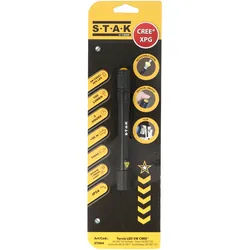 LED-Leuchtstift mit einer CREE XPG fokussierbar, max. 100 Lumen 5W inklusive 2 AAA Micro Alkaline Batterien
