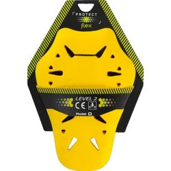 Bering Protect Flex Omega Dorsale Level 2 Rückenprotektor, gelb, Größe XL 2XL 3XL 4XL für Männer