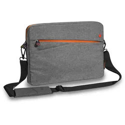 PEDEA Fashion grau/orange Tablet Tasche für Samsung X816N Galaxy Tab S9+ / Galaxy Tab S7