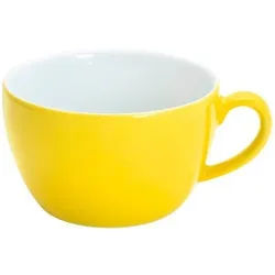 KAHLA Cappuccinotasse Pronto Colore 0,25 l, Porzellan, Made in Germany gelb