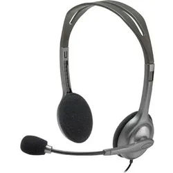 Logitech H111 Verkabelt Headset Kopfbügel 3.5 mm Jack Mit Mikrofon Stereo Grau