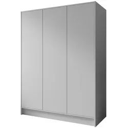 AN FURNITURE STORE Drehtürenschrank GAIA 100/150/200x51x200 cm, ohne Spiegel, 2/3/4 Türen, Tip-On-System weiß 150 cm
