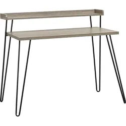 Mid.you Schreibtisch , Grau , Metall, Papier , rechteckig , 89x60x112 cm , Büromöbel, Schreibtische, Schreibtische