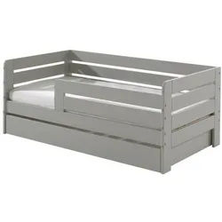 Mid.you Kinder-/Juniorbett , Grau , Holz , Kiefer , 70x140 cm , Baby & Kindermöbel, Kinder- & Jugendzimmer, Kinderbetten, Kinder- & Jugendbetten