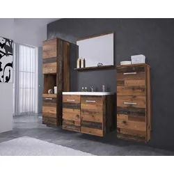 Badmöbel-Set 5-tlg. Malo ca. 140 cm Eiche