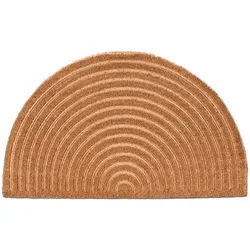 Relaxdays FUßMATTE , Textil, Kunststoff , 75x45 cm , rutschfeste Unterfläche , Teppiche und Böden, Schmutzfangmatten, Fußmatten