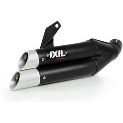 IXIL Hyperlow black XL Edelstahl-Endtopf für KTM DUKE 690 (KMT690), 12-16, schwarz