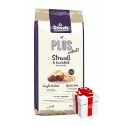 Bosch Plus Adult Ostrich & Potato 12,5 kg+Überraschung für den Hund