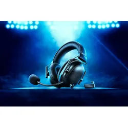 BlackShark V2 Pro for PlayStation Over Ear Bluetooth Kopfhörer kabellos 70 h Laufzeit USB Typ-C (Schwarz)