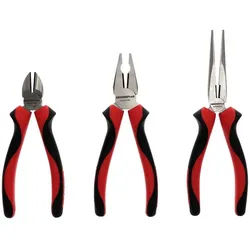 GEDORE red Zangen-Satz, Länge: 24 cm, SpezialStahl - silberfarben