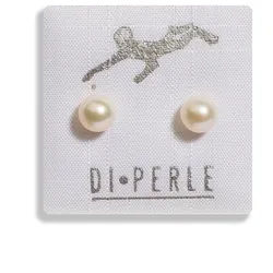Adelia ́s Paar Ohrstecker Damen Perlenschmuck 585 Gelbgold Süsswasser Perlen Ohrstecker, Damen Perlenschmuck weiß
