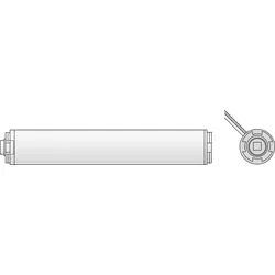 Somfy Antrieb LW25-B44, 24VDC 0,4Nm 40U/min 10,8W 1000032