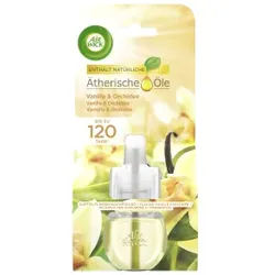 AIR WICK Duftölflakon Nachfüller, 19 ml, Original Nachfüller für das Air Wick Duftölflakon-Gerät, Vanille & Orchidee