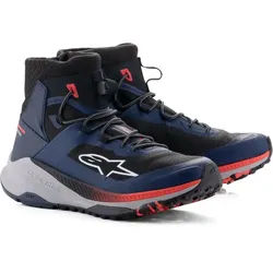 Alpinestars Speedforce XR, Schuhe - Dunkelblau/Schwarz/Neon-Rot/Grau - 7 US