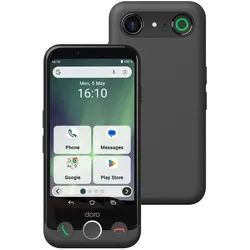 64 GB 4G Smartphone 11,4 cm (4.5 Zoll) 2,0 GHz Android 13 MP Einzelne Kamera Kamera Dual Sim WiFi 5 Aurora A10 (Graphit)