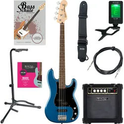 Squier Affinity Precision Bass PJ LRL Lake Placid Blue Starter Set