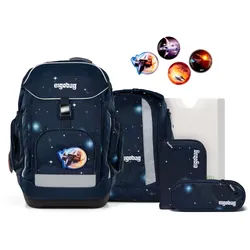 ergobag maxi GALAXY GLOW 6-teiliges Schulrucksack-Set 2025 KoBärnikus