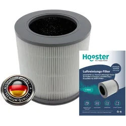 Hooster Luftfilter 1 HEPA Filter kompatibel mit Xiaomi Smart Air Purifier 4 COMPACT, (NICHT 4 Lite und NICHT 4 PRO), mit RFID Chip grau