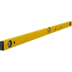 STABILA 02329 - Wasserwaage mit 2 Vertikal-Libellen, Type 70-2, 1200 mm