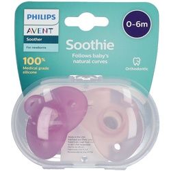 Avent Schnuller Soothie Girl +0 Monate (Farbe nicht wählbar)