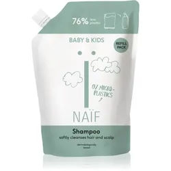 Naif Baby & Kids Shampoo nährendes Shampoo für Kinder ab der Geburt Ersatzfüllung 500 ml