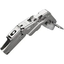 Salice Möbelbeschlag 2 x Salice Topfband S200 155° gedämpft Bohrbild T52 Nickel m (2 St), Bohrbild T52 Nickel matt MPL Linear H6 silberfarben