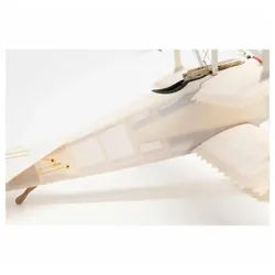 AUTHENTIC MODELS Modellflugzeug Triplane Transparent bunt|rot