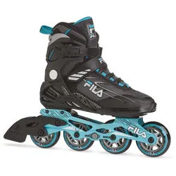 FILA Inline Skates Legacy Pro 80 (Rollen: Fila 80mm/82A, Kugellager: ABEC 5) schwarz/blau Damen