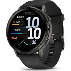 Garmin Venu 4 Sportuhr in schwarz-schiefergrau, Größe Einheitsgröße - schwarz