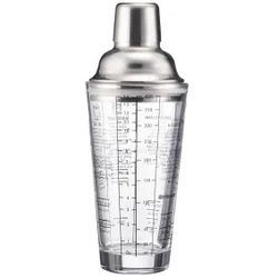 WESTMARK Cocktail Shaker Sam, Glas, 400 ml, Professioneller Shaker für optimale, leckere Cocktails, 1 Shaker