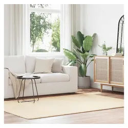 vidaXL Teppich, Teppich Shaggy Hochflor NAVARRA Creme 160x230 cm Polyester