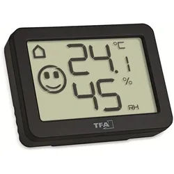 TFA Digitales Thermo-Hygrometer 30.5055.01, schwarz