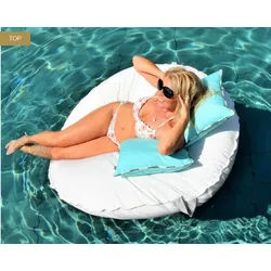 chillisy Badeinsel Ibiza Ø 145 cm , Farbe: Hellgrau