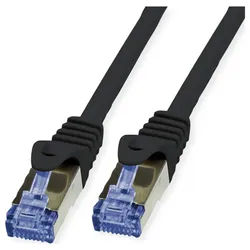 VALUE Value 21.99.0721 RJ45 Patchkabel CAT 6a S/FTP 30 m Schwarz 1 St. Netzkabel, (3000.00 cm) schwarz
