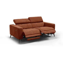 RELAXSOFA MORELLO 3-Sitzer, rostrot, 2 x Relax Zero Gravity