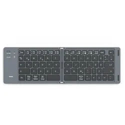 HAMA Bluetooth-Mini-Tastatur "Travel 450", faltbar, kabellos Schw., QWERTZ DE