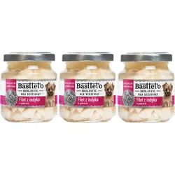 Basttet'o Holistic Putenfilet in Gelee für Welpen 3x130g