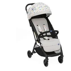 Chicco Buggy , Beige , Textil , 49x87x106 cm , Einhand-Faltmechanismus , Baby on Tour, Kinderwagen, Buggys