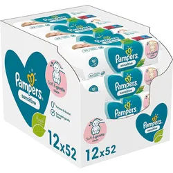 Pampers Sensitive Feuchttücher 12 Packungen St