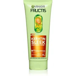 Garnier Fructis Keratin Sleek Shampoo für trockenes und sprödes Haar 200 ml