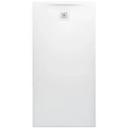 LAUFEN Pro Duschwanne H2139580000001 Marbond Ablauf kurze Seite weiss