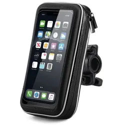 phone holder for bike motorcycle scooter black (WBHBK7)