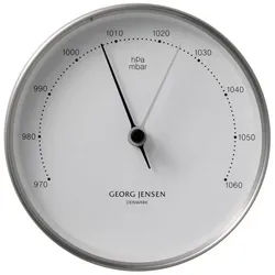 Georg Jensen Luftdruckmessgerät Henning Koppel Barometer silberfarben