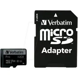 VERBATIM 47041 - MicroSDHC-Speicherkarte 32GB, Verbatim, Class 10, U3