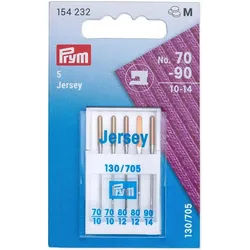 Stofferia Stoff Nähmaschinennadeln 130/705 Jersey 70-90, Meterware